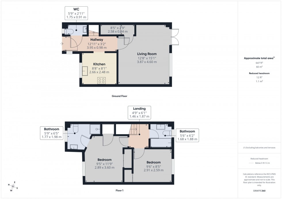 Floorplan for Chesham, Buckinghamshire, HP5