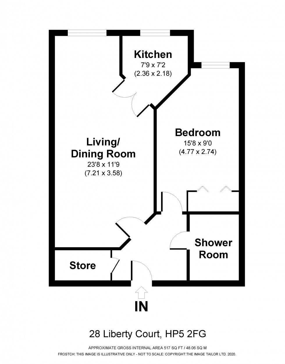 Floorplan for Chesham, Buckinghamshire, HP5