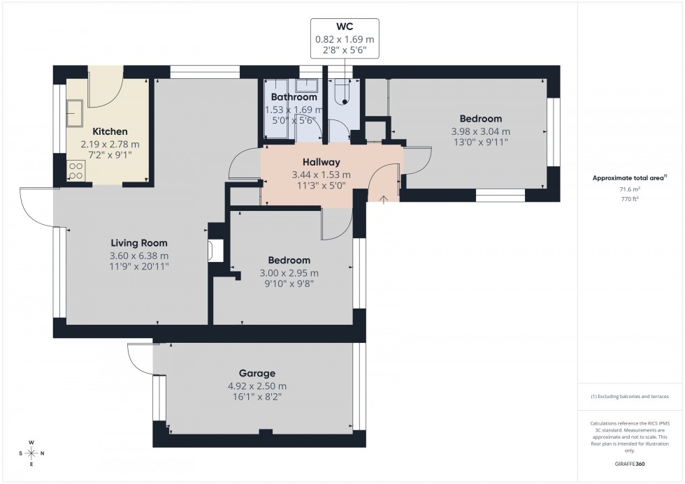 Floorplan for Chesham, Buckinghamshire, HP5