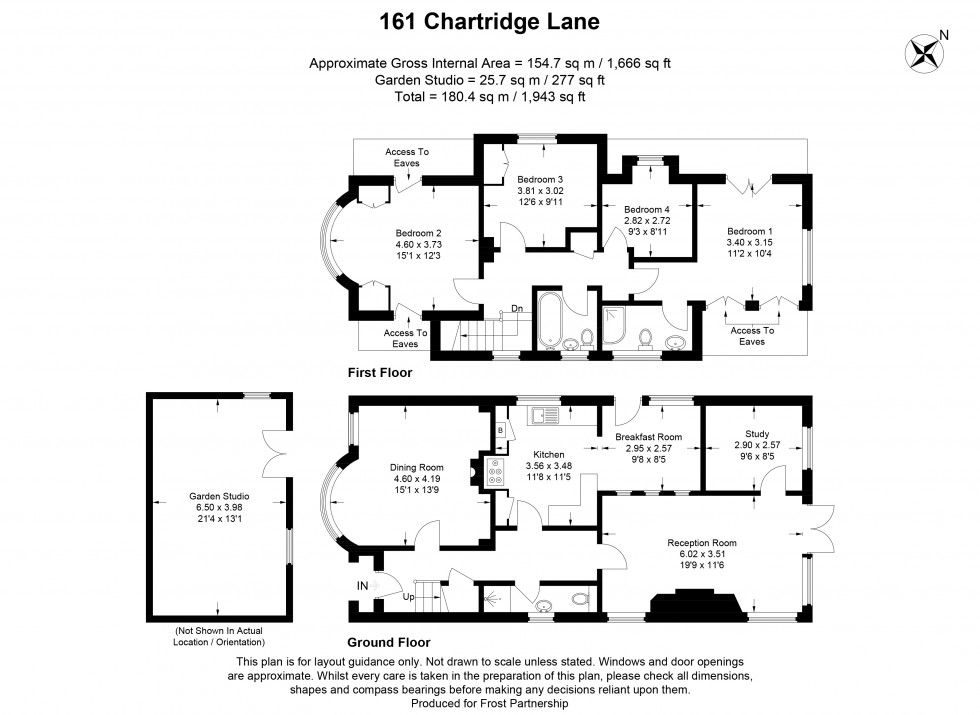Floorplan for Chesham, Buckinghamshire, HP5