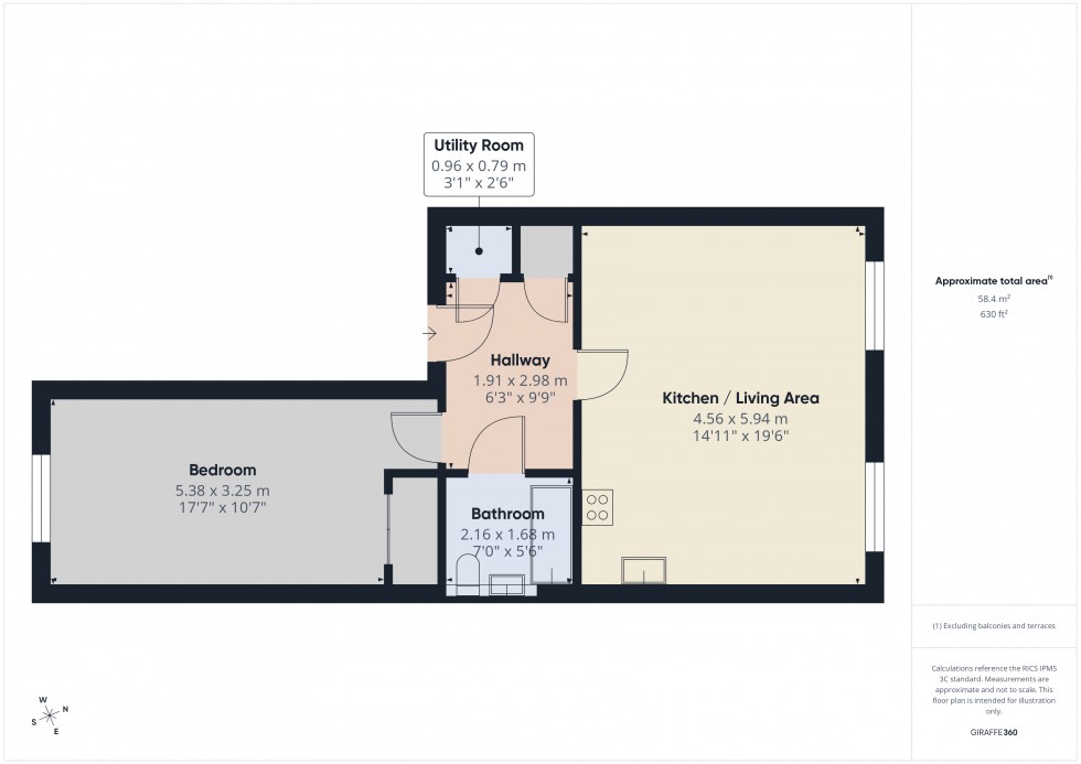 Floorplan for Berkhamsted, Hertfordshire, HP4