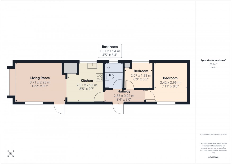 Floorplan for Chartridge, Chesham, HP5