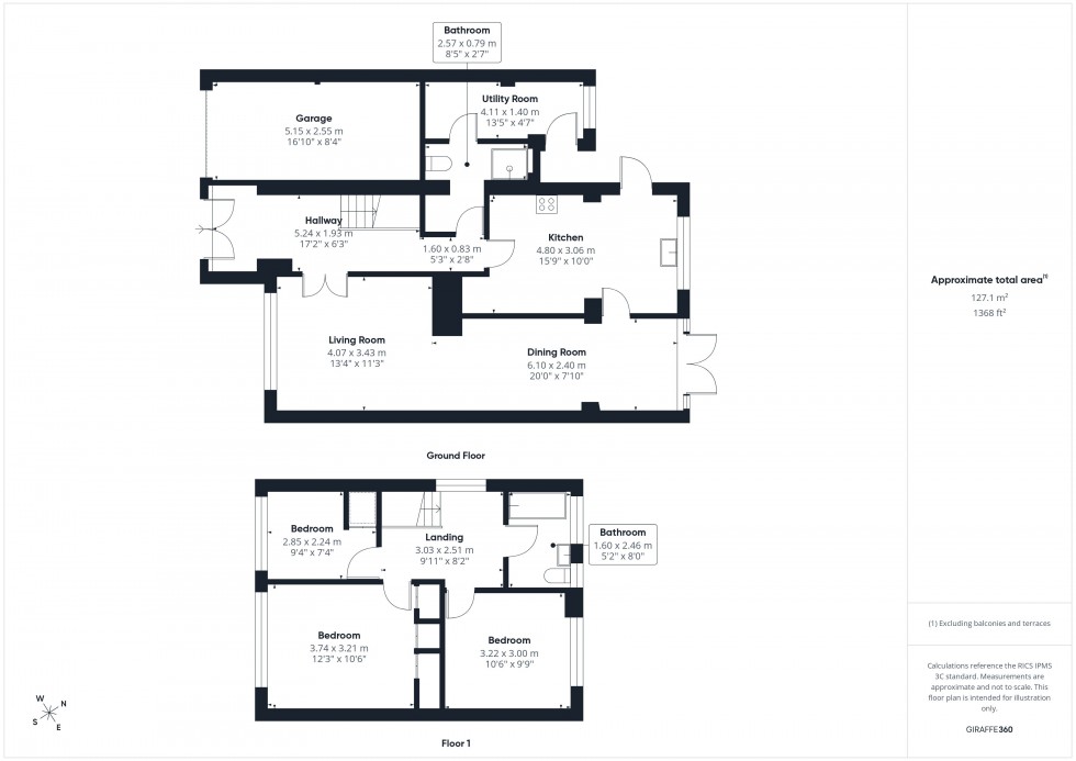 Floorplan for Chesham, Buckinghamshire, HP5