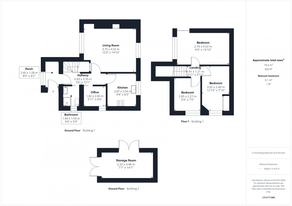 Floorplan for Chartridge, Chesham, HP5