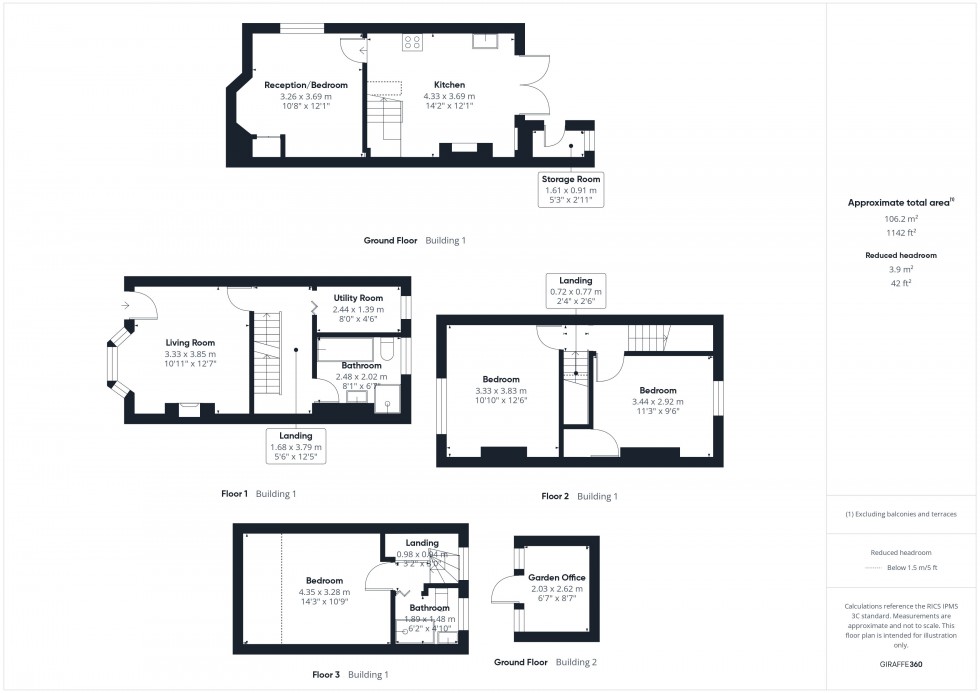 Floorplan for Chesham, Buckinghamshire, HP5