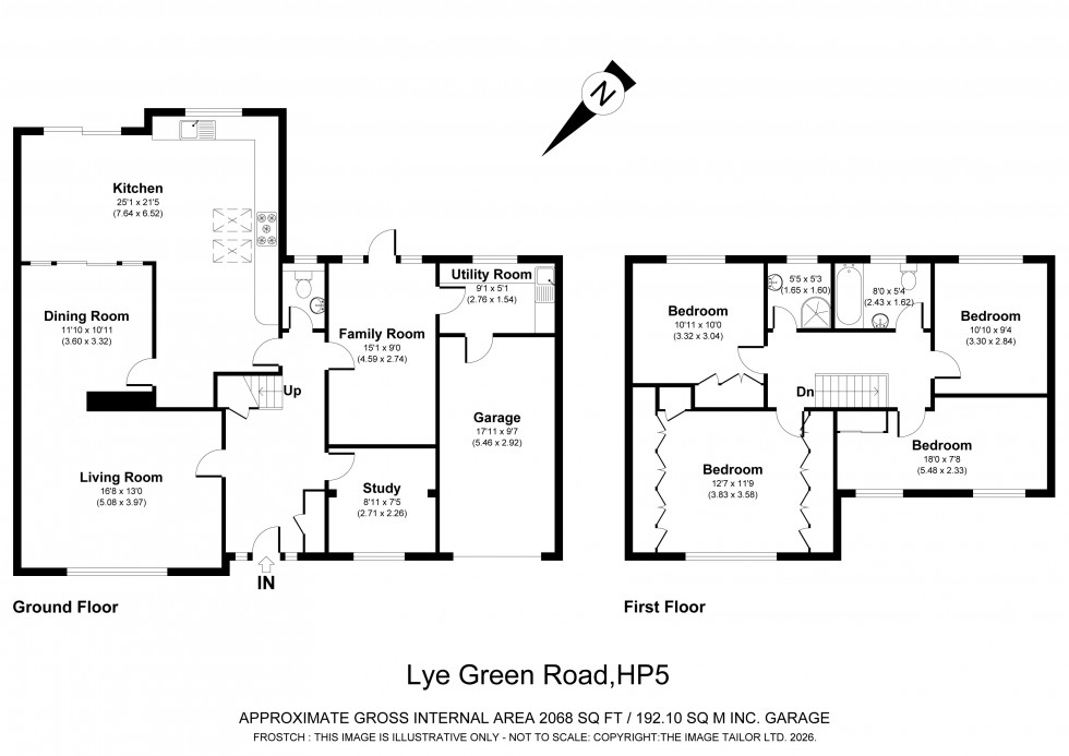 Floorplan for Chesham, Buckinghamshire, HP5