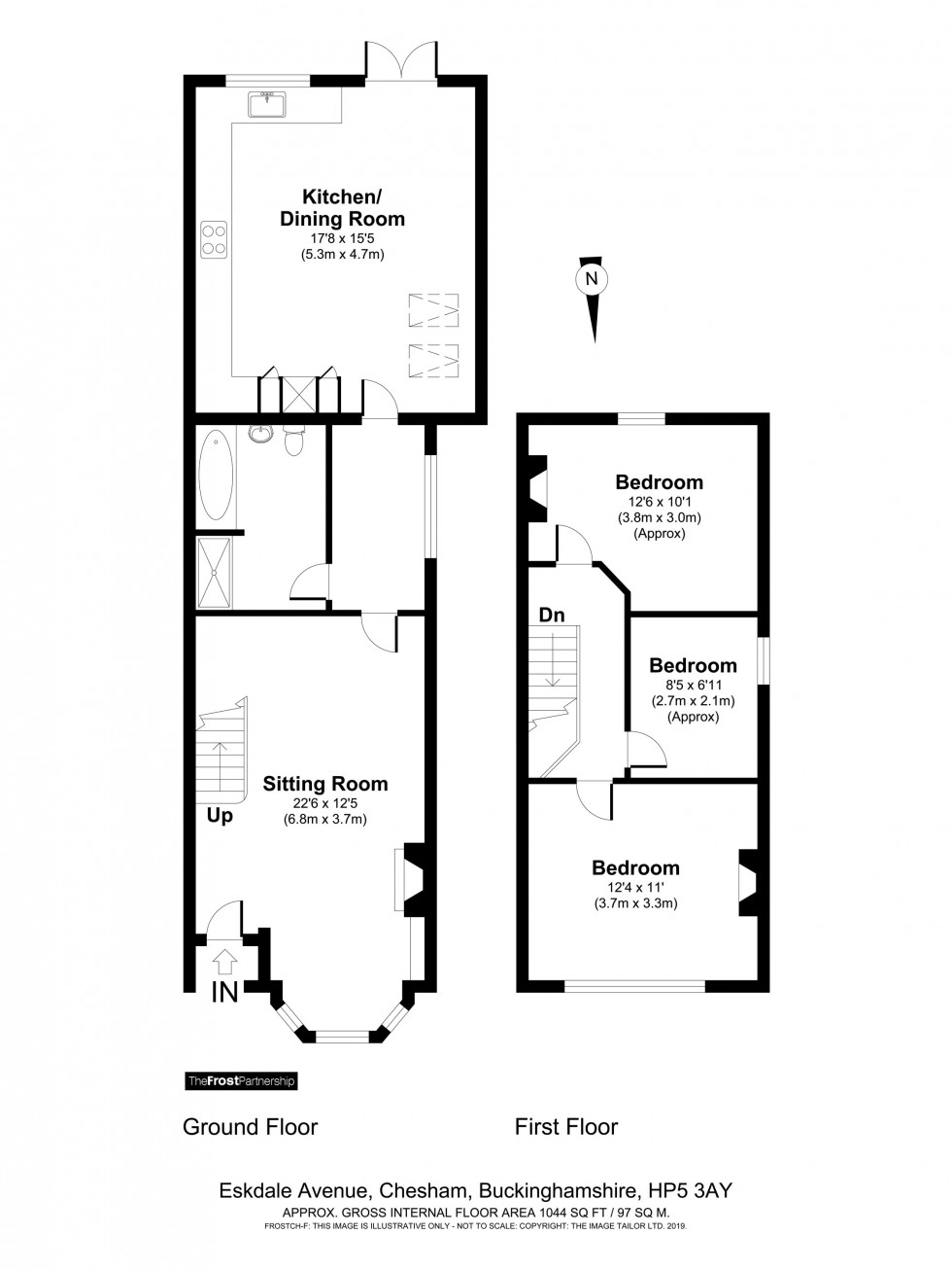 Floorplan for Chesham, Buckinghamshire, HP5