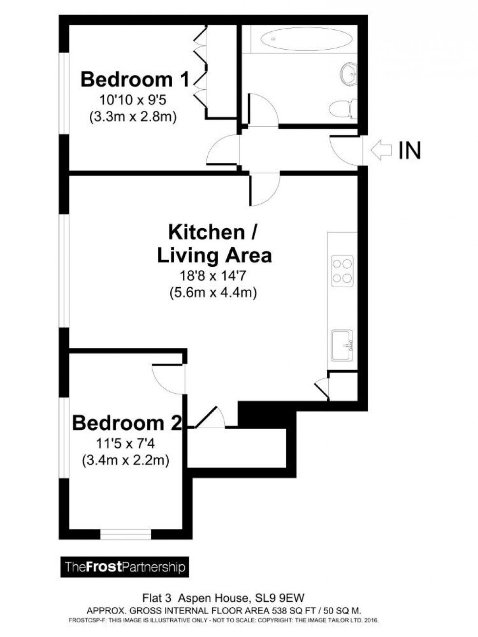 Floorplan for Aspen House, Churchfield Road, SL9