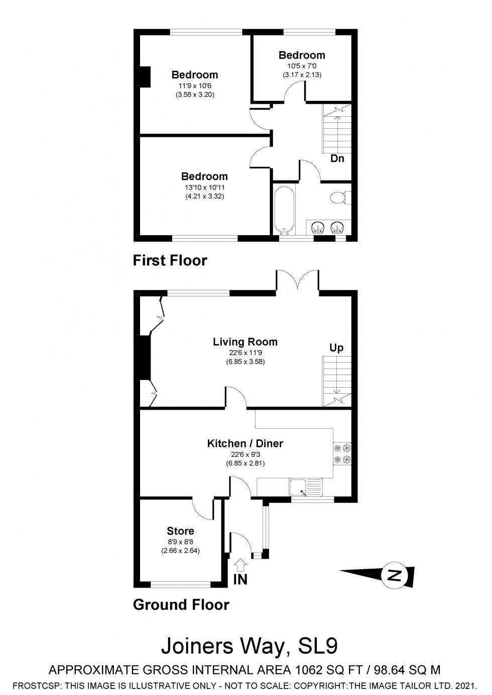 Floorplan for Chalfont St. Peter, Gerrards Cross, SL9