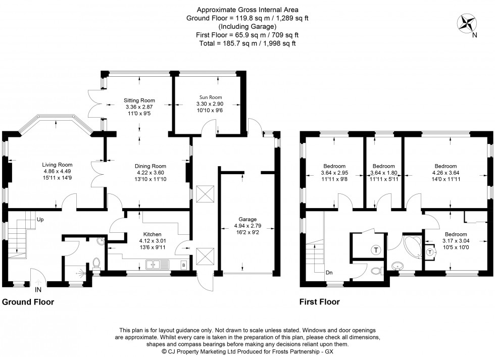 Floorplan for Chalfont St. Peter, Gerrards Cross, SL9