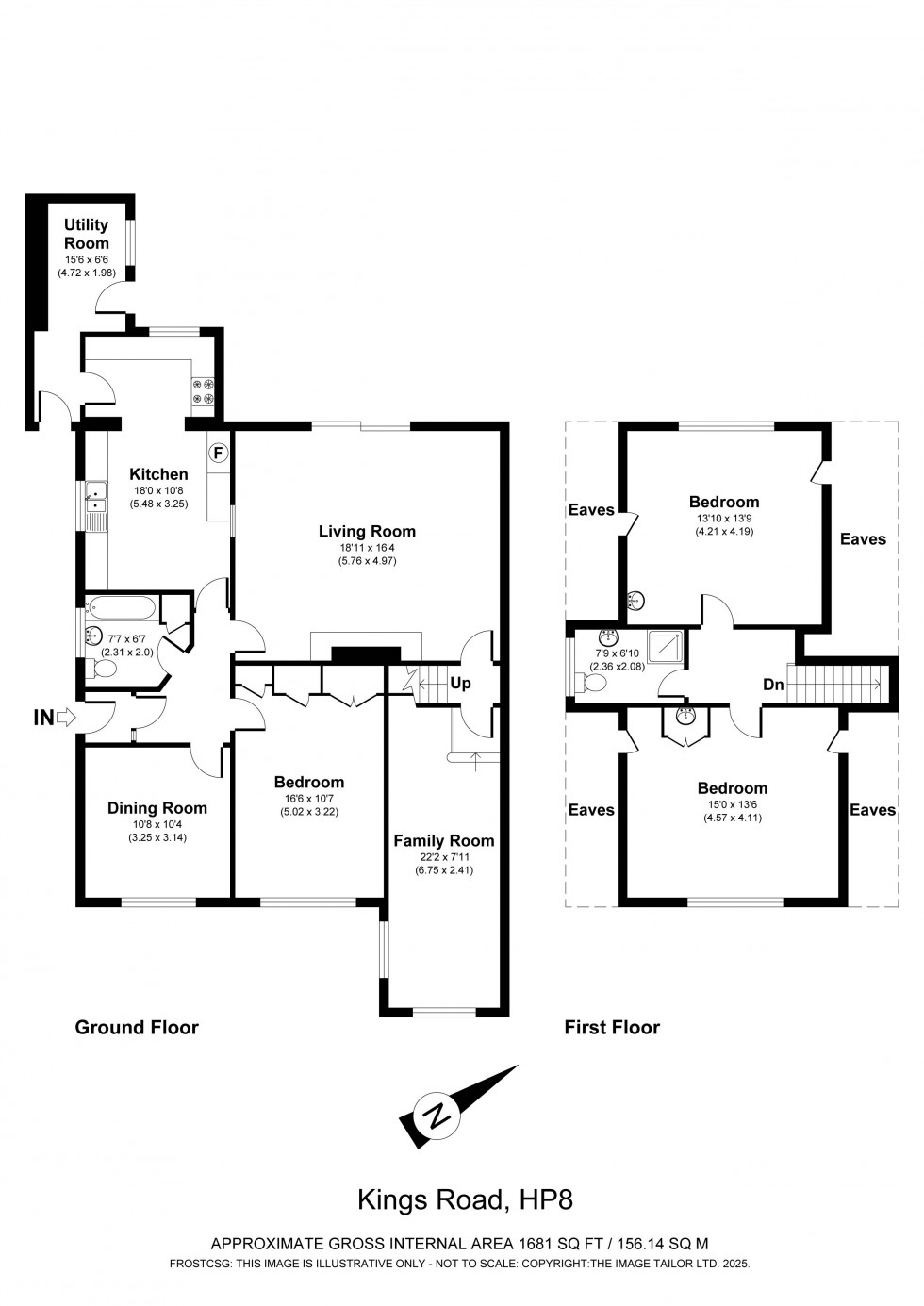Floorplan for Chalfont St Giles, Buckinghamshire, HP8