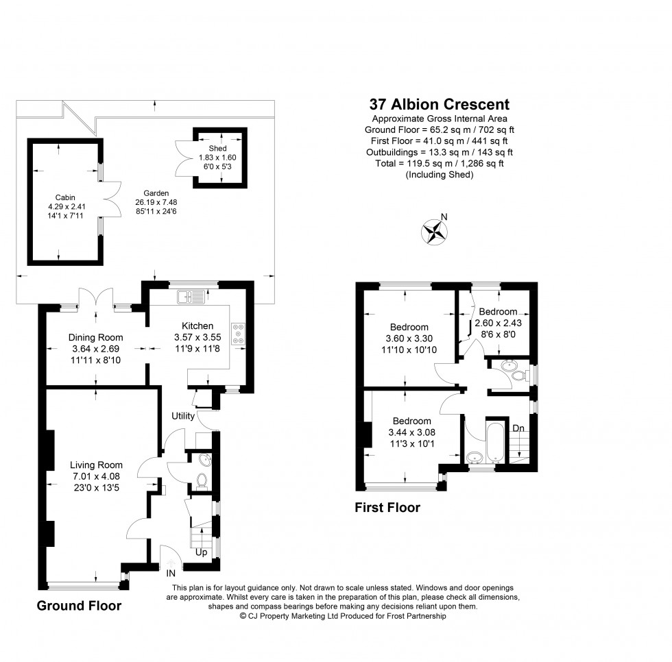 Floorplan for Chalfont St. Giles, Buckinghamshire, HP8