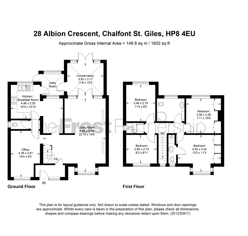 Floorplan for Chalfont St. Giles, , HP8