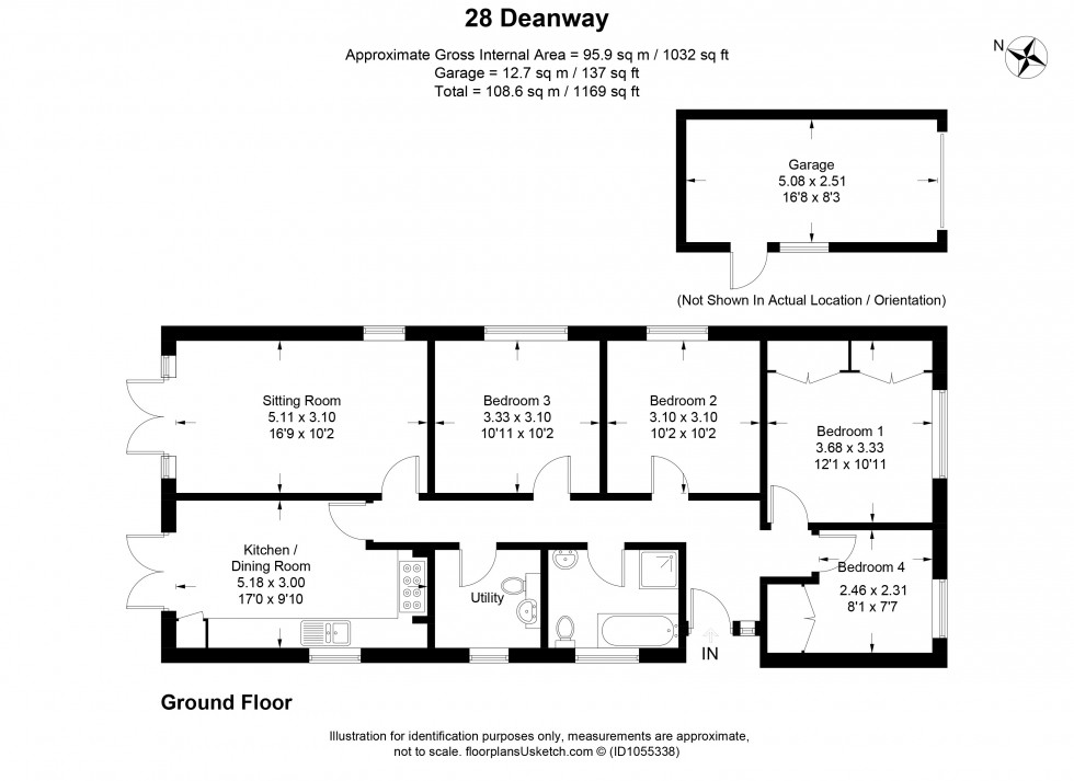 Floorplan for Chalfont St. Giles, , HP8