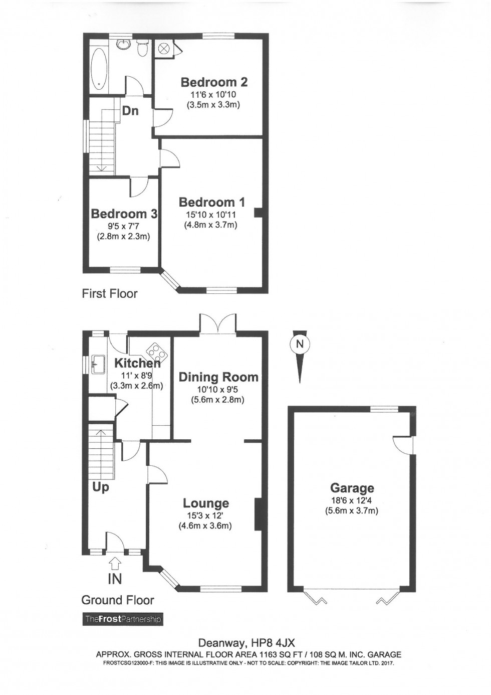 Floorplan for Chalfont St Giles, Buckinghamshire, HP8