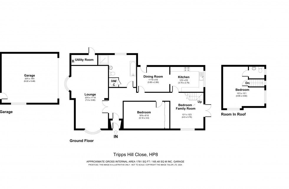 Floorplan for Chalfont St Giles, Buckinghamshire, HP8
