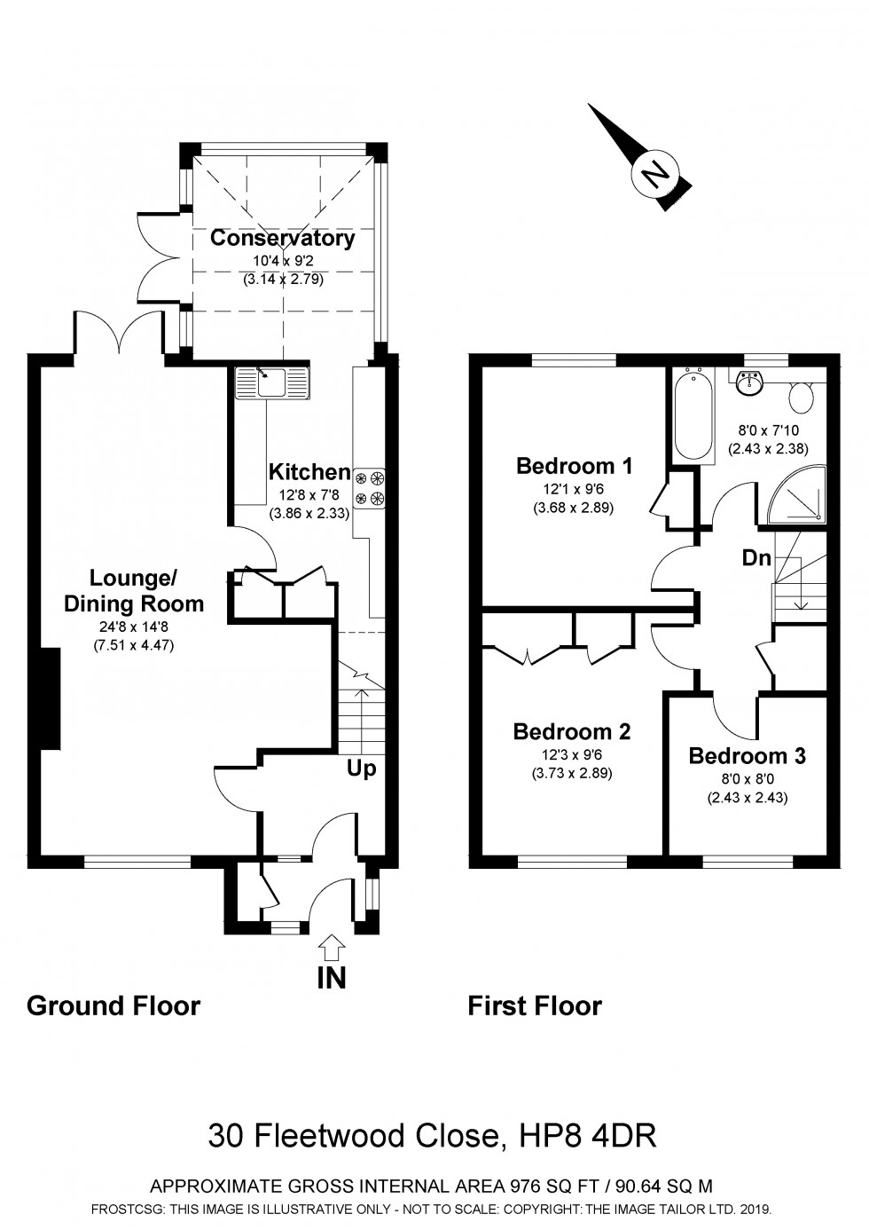 Floorplan for Chalfont St Giles, Buckinghamshire, HP8