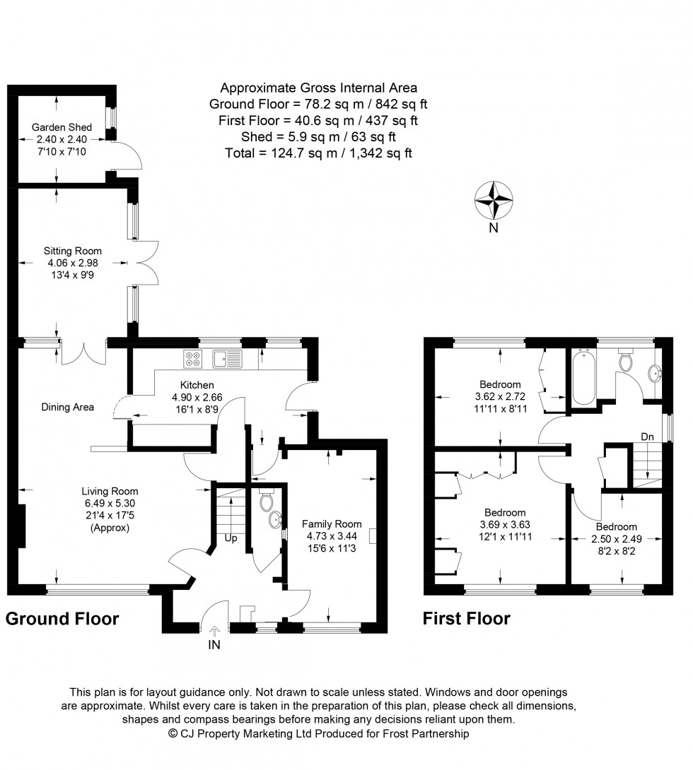 Floorplan for Chalfont St Giles, Buckinghamshire, HP8