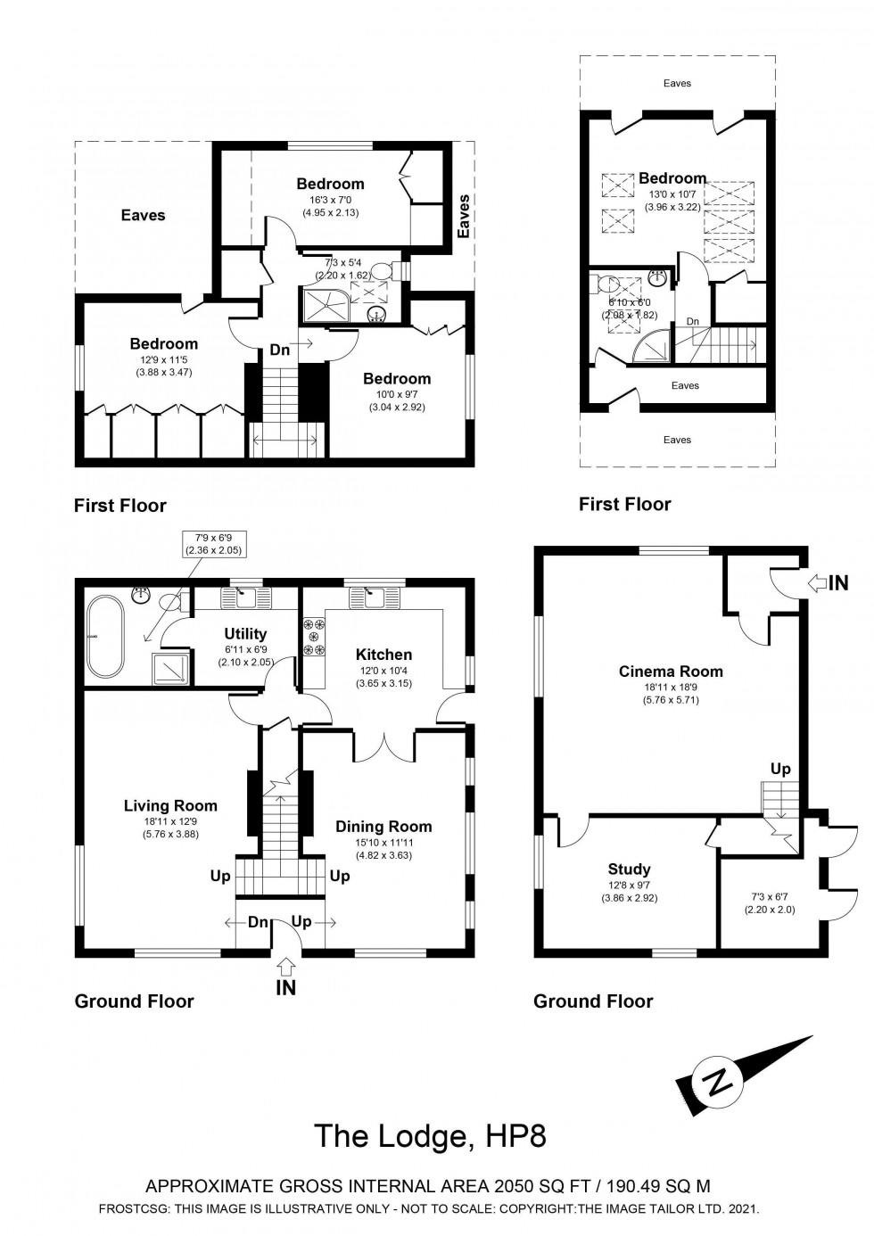 Floorplan for Gorelands Lane, Chalfont St. Giles, HP8