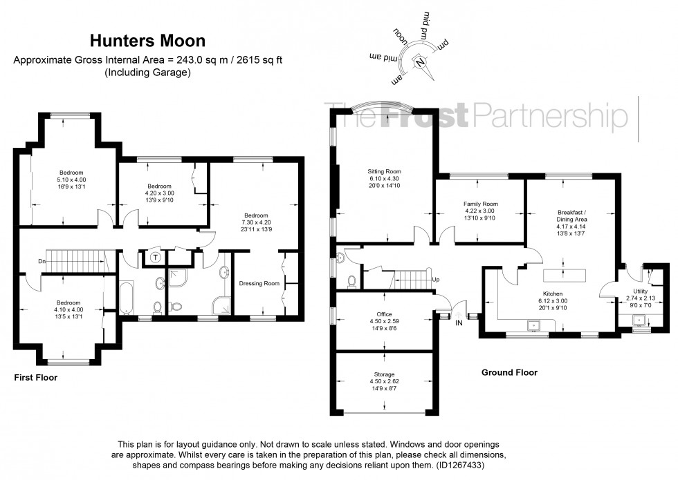 Floorplan for Chalfont St. Giles, Buckinghamshire, HP8