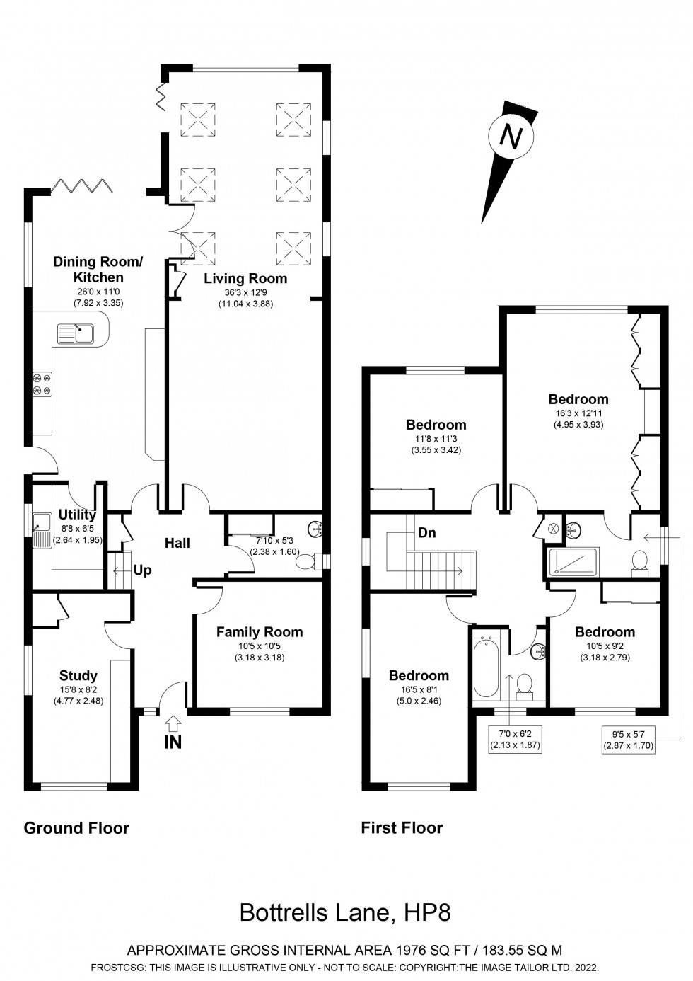 Floorplan for Chalfont St. Giles, Buckinghamshire, HP8