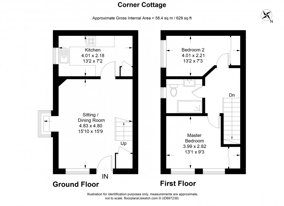 Floorplan for Chalfont St. Giles, , HP8