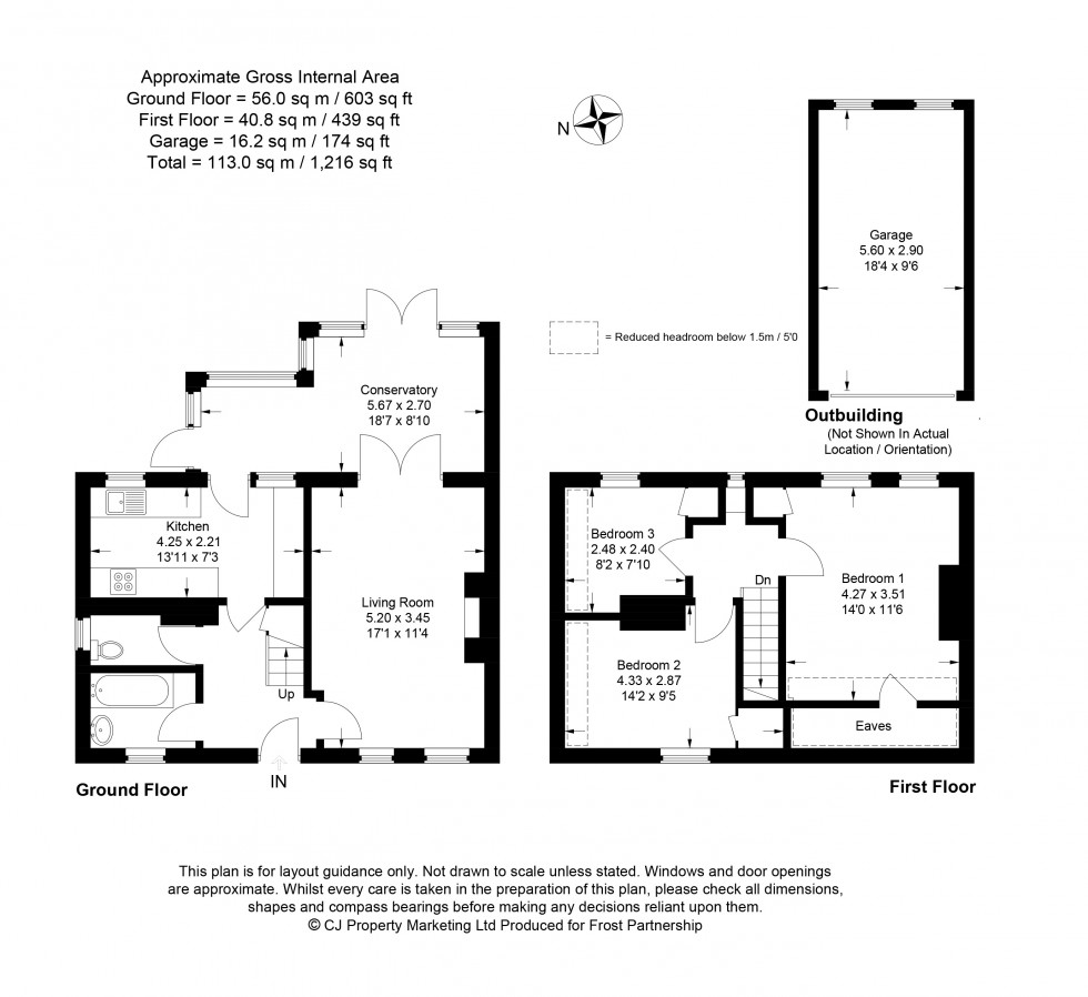 Floorplan for Chalfont St. Giles, Buckinghamshire, HP8