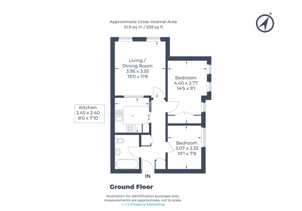 Floorplan for Narcot Lane, Chalfont St. Giles, HP8
