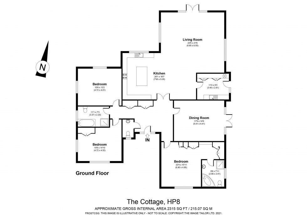 Floorplan for Windmill Farm, Bowstridge Lane, HP8
