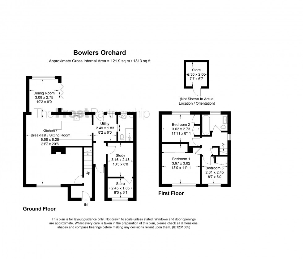 Floorplan for Chalfont St. Giles, , HP8
