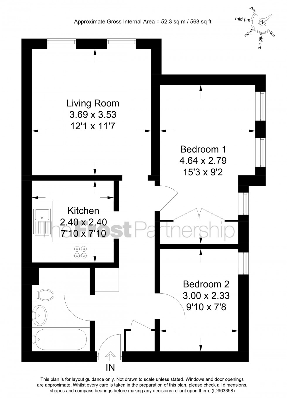 Floorplan for Home Farm Court, Chalfont St Giles, HP8
