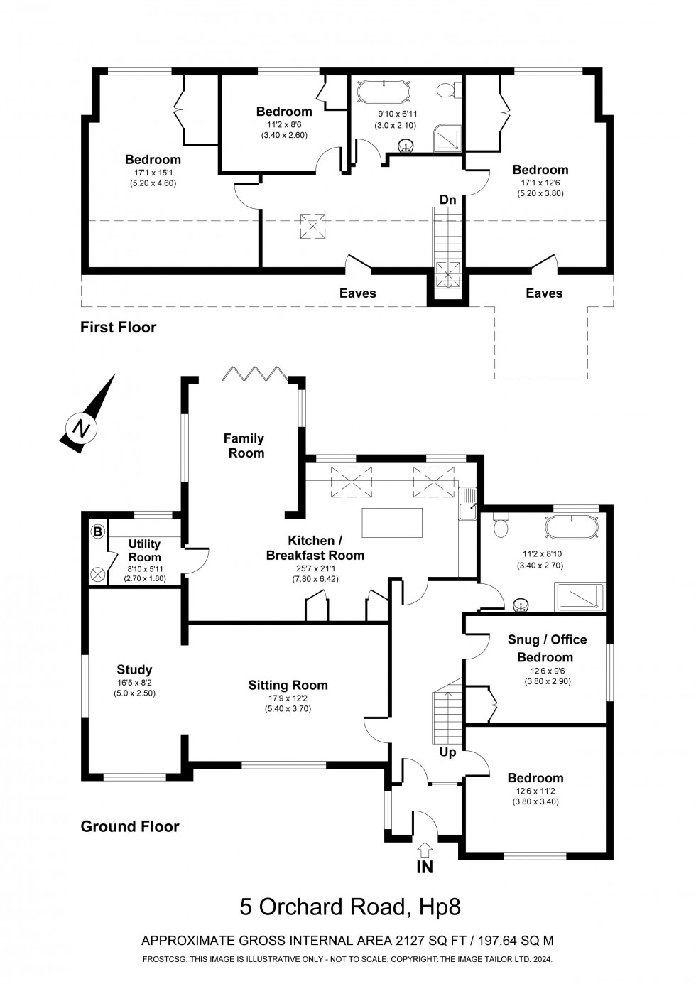 Floorplan for Chalfont St. Giles, Buckinghamshire, HP8