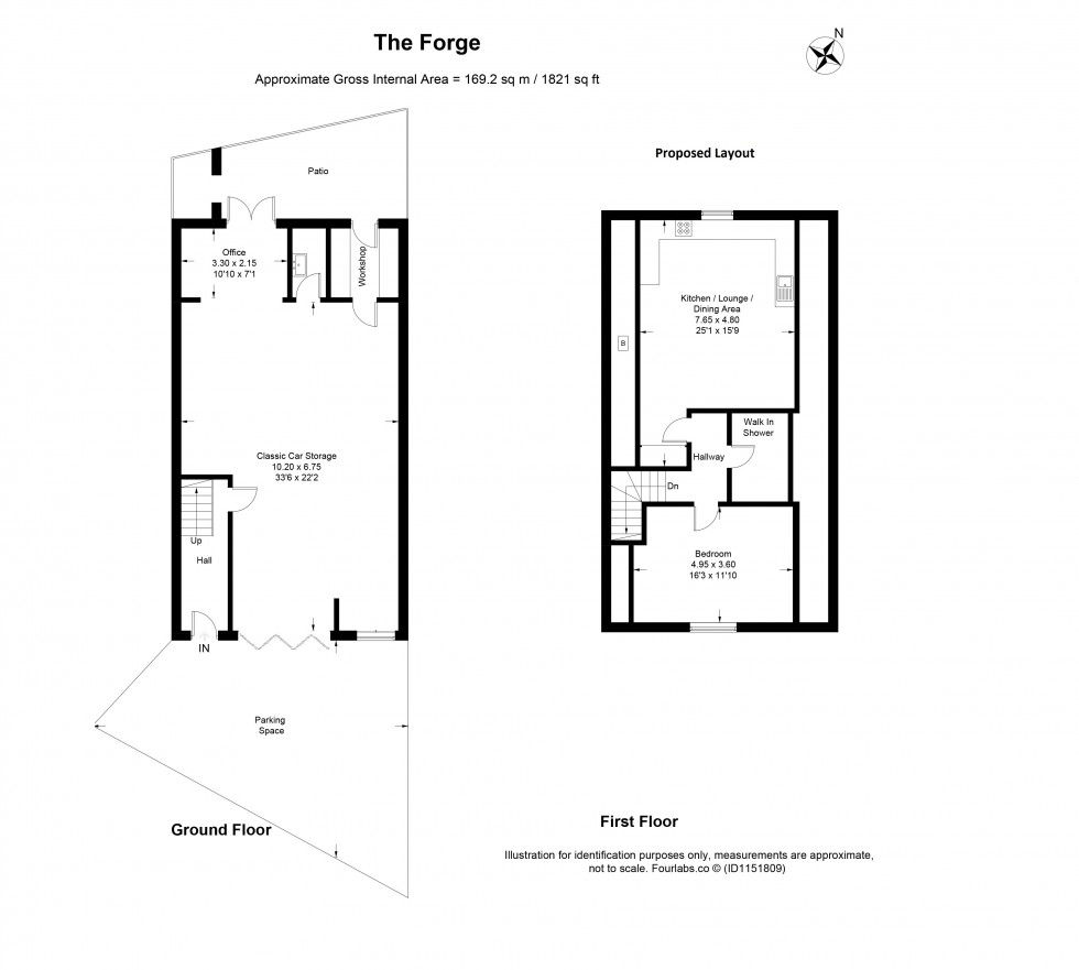 Floorplan for Chalfont St. Giles, Buckinghamshire, HP8