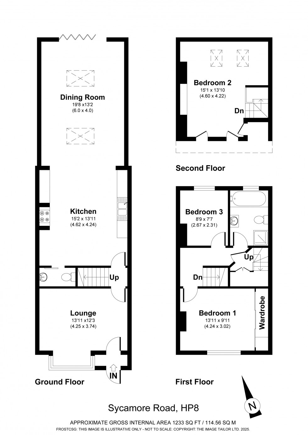 Floorplan for Chalfont St. Giles, Buckinghamshire, HP8