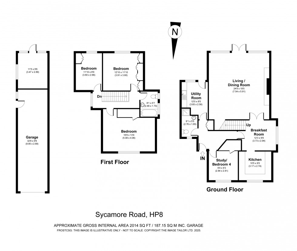 Floorplan for Chalfont St. Giles, Buckinghamshire, HP8