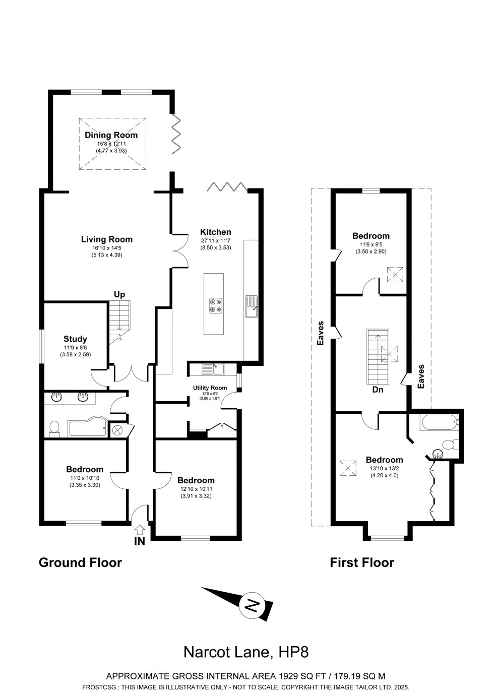 Floorplan for Chalfont St. Giles, Buckinghamshire, HP8