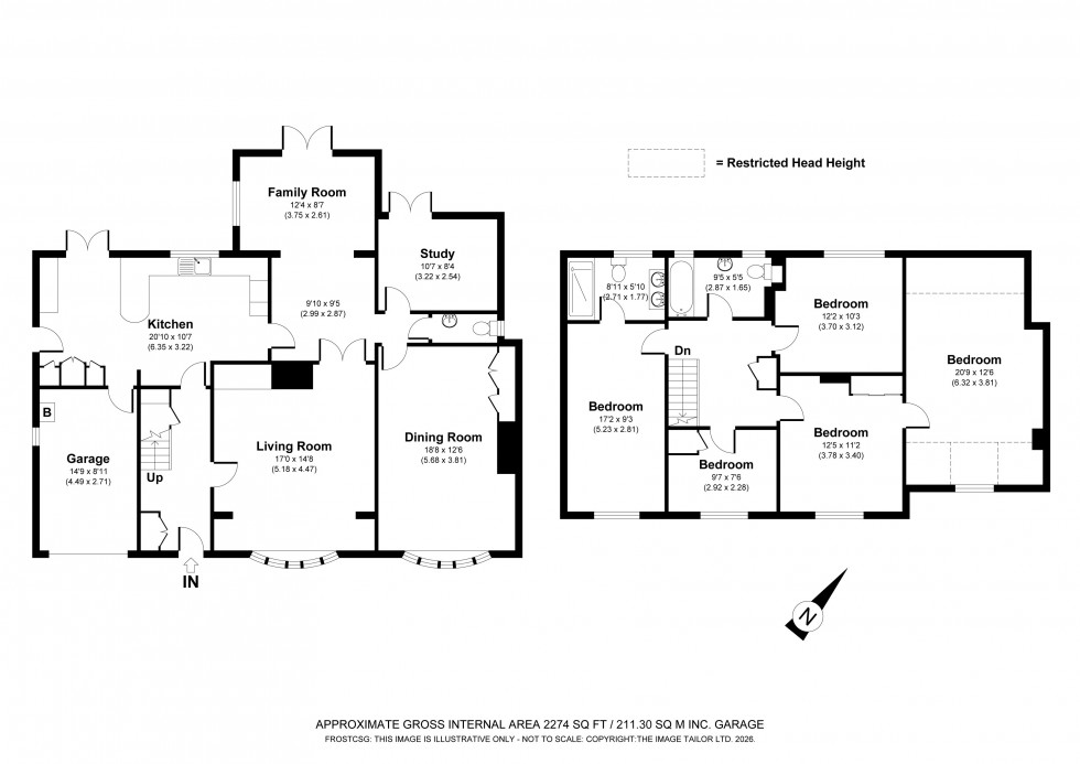 Floorplan for Chalfont St. Giles, Buckinghamshire, HP8