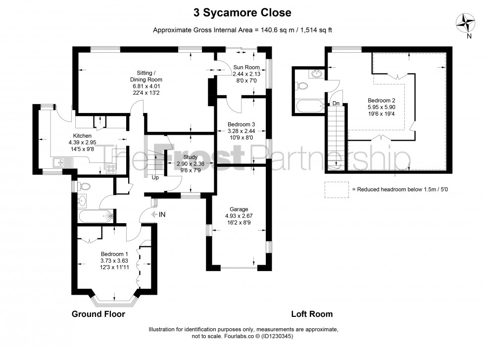 Floorplan for Chalfont St. Giles, Buckinghamshire, HP8