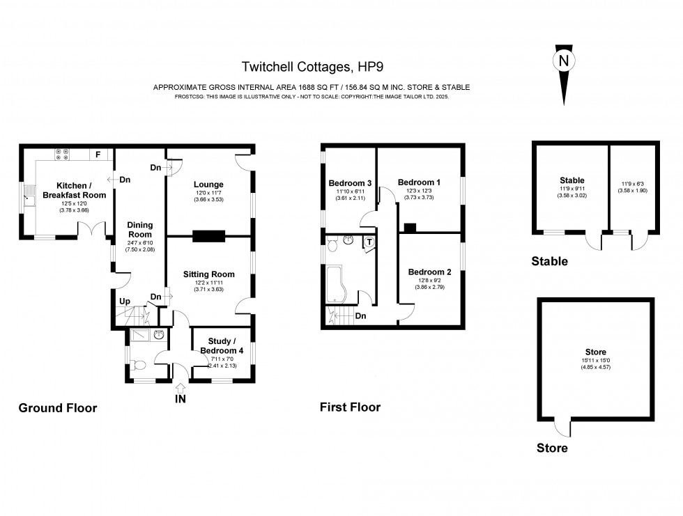 Floorplan for Jordans, Beaconsfield, HP9