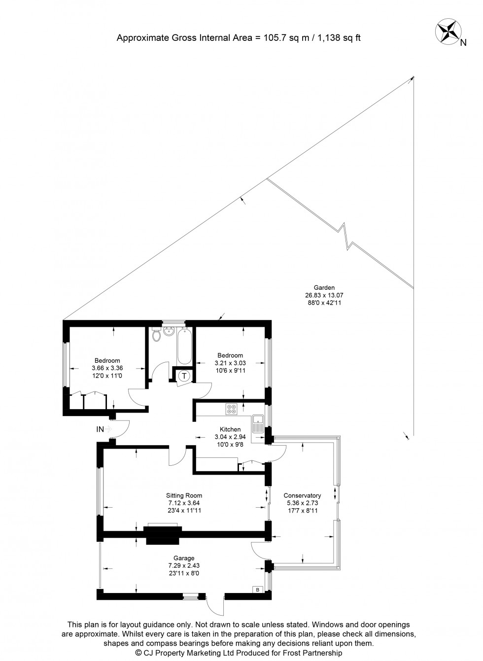Floorplan for Chalfont St. Giles, Buckinghamshire, HP8