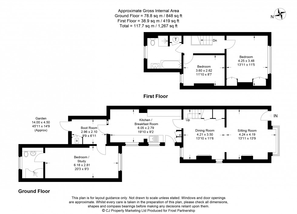 Floorplan for Chalfont St. Giles, Buckinghamshire, HP8