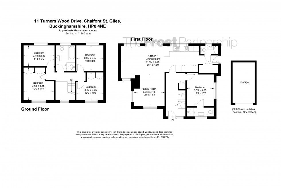 Floorplan for Chalfont St. Giles, Buckinghamshire, HP8