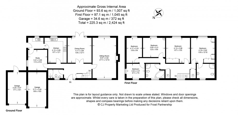 Floorplan for Chalfont St. Giles, Buckinghamshire, HP8