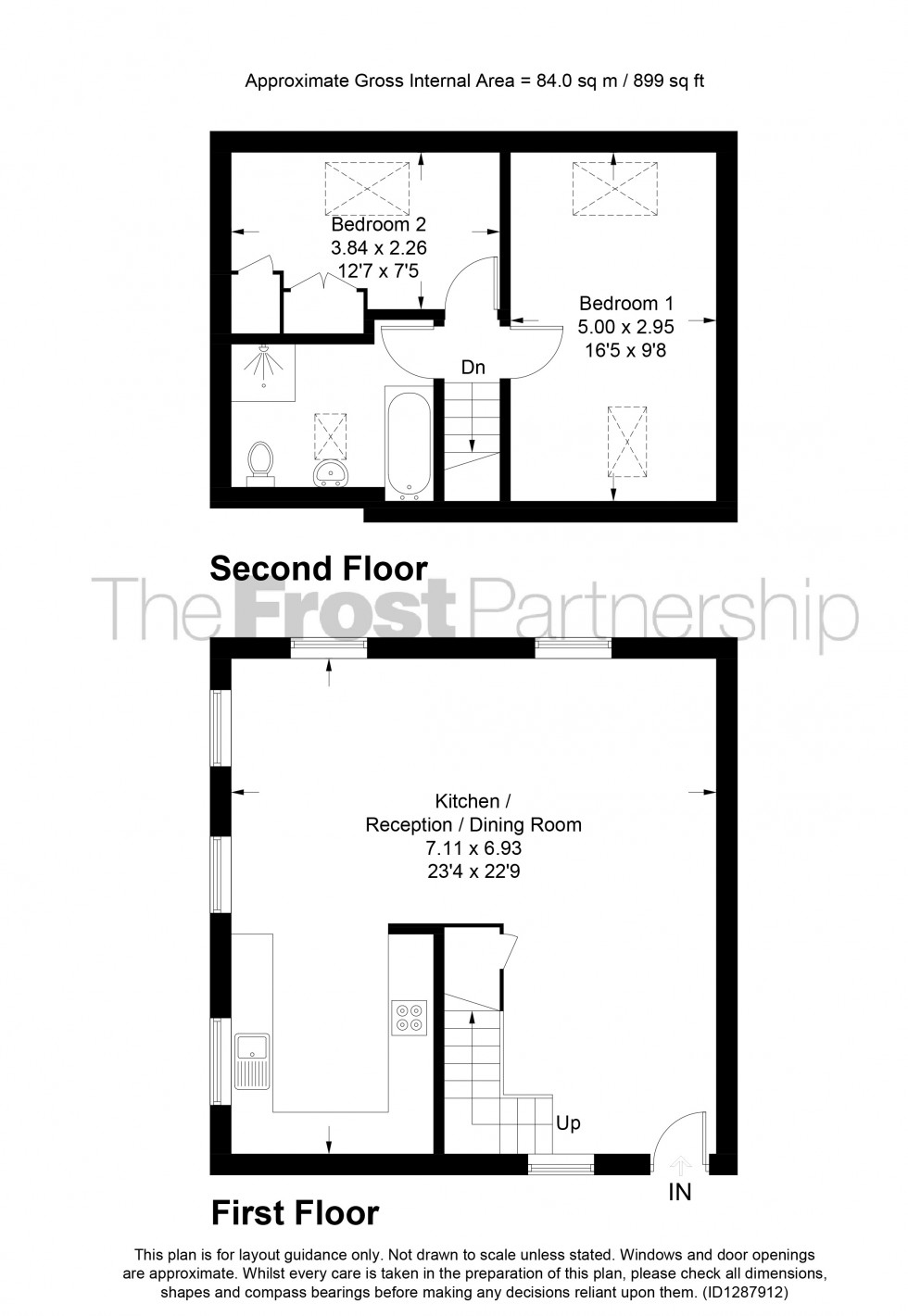 Floorplan for Jordans, Beaconsfield, HP9
