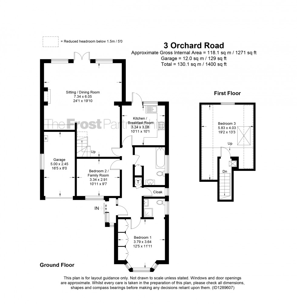 Floorplan for Chalfont St. Giles, Buckinghamshire, HP8