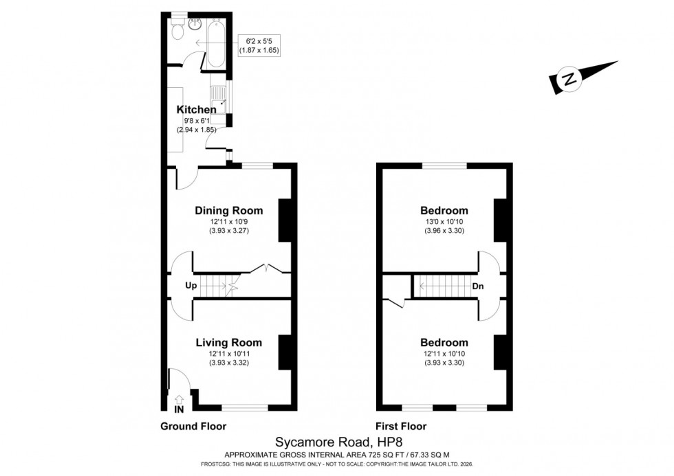 Floorplan for Chalfont St. Giles, Buckinghamshire, HP8