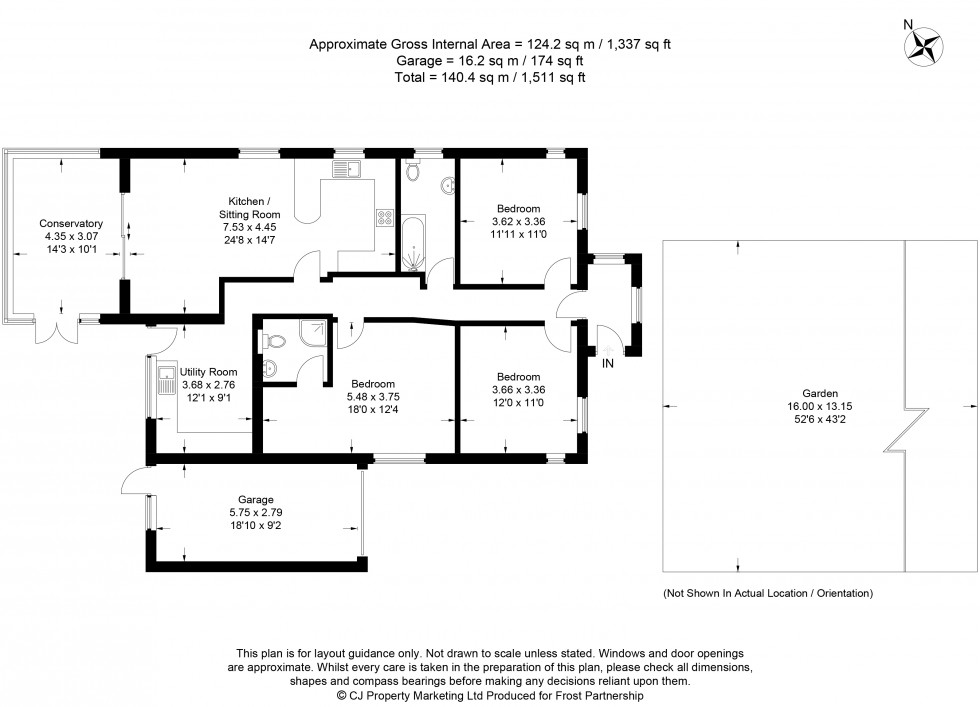 Floorplan for Chalfont St. Giles, Buckinghamshire, HP8