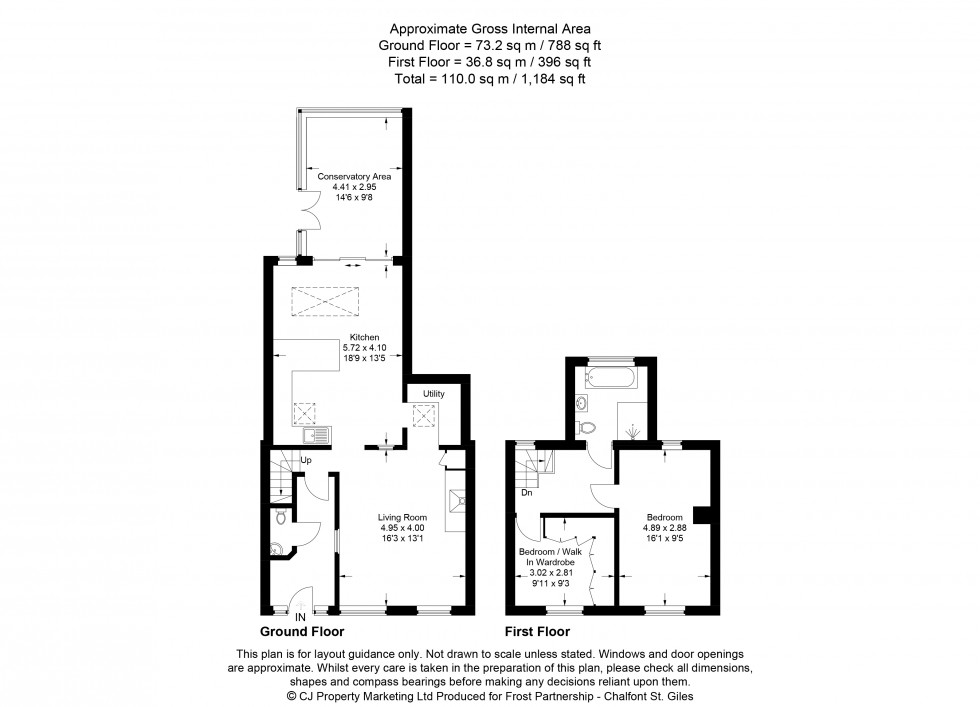 Floorplan for Chalfont St. Giles, Buckinghamshire, HP8