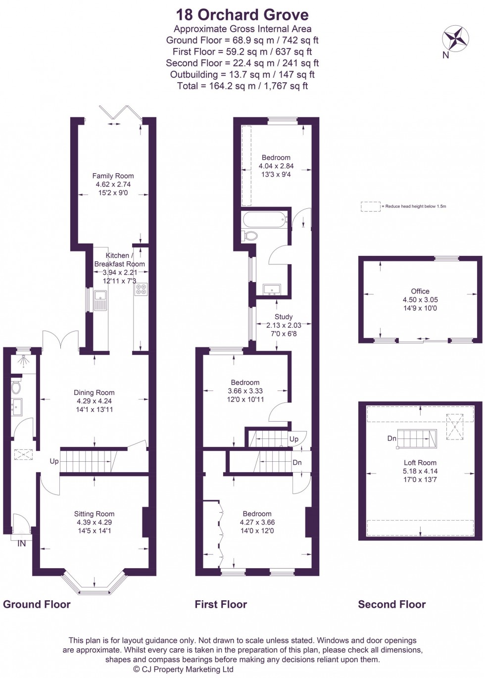 Floorplan for Chalfont St Peter, Chalfont Saint Peter, SL9