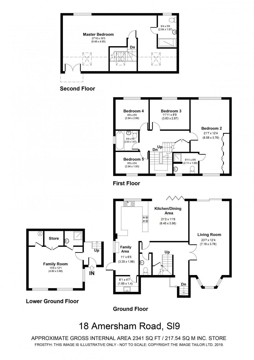 Floorplan for Chalfont St. Peter, Buckinghamshire, SL9